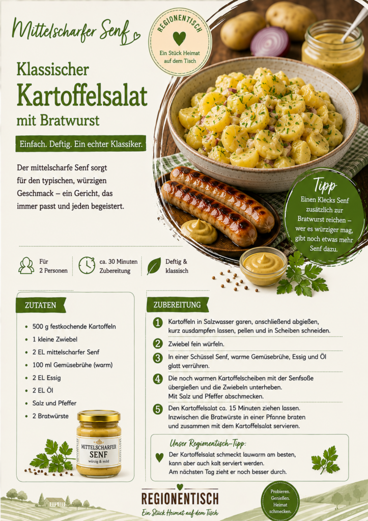 Rezepte Mittelscharfer Senf