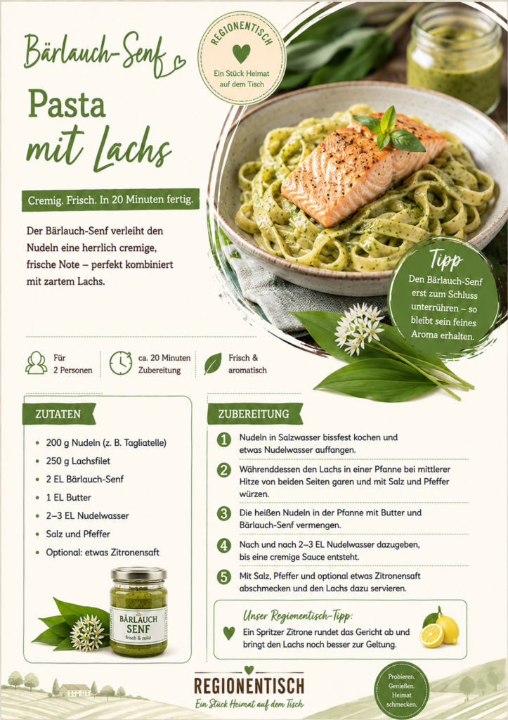 Rezepte Bärlauch- Senf