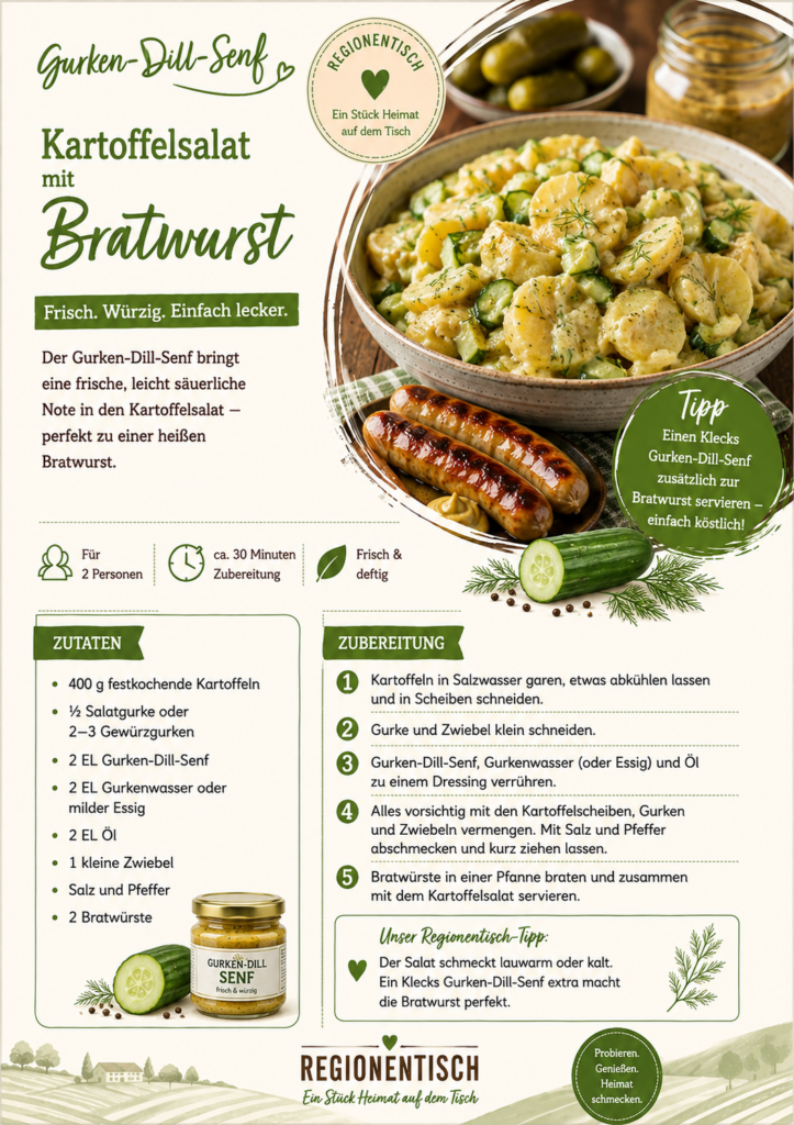 Rezepte Gurken- Dill- Senf