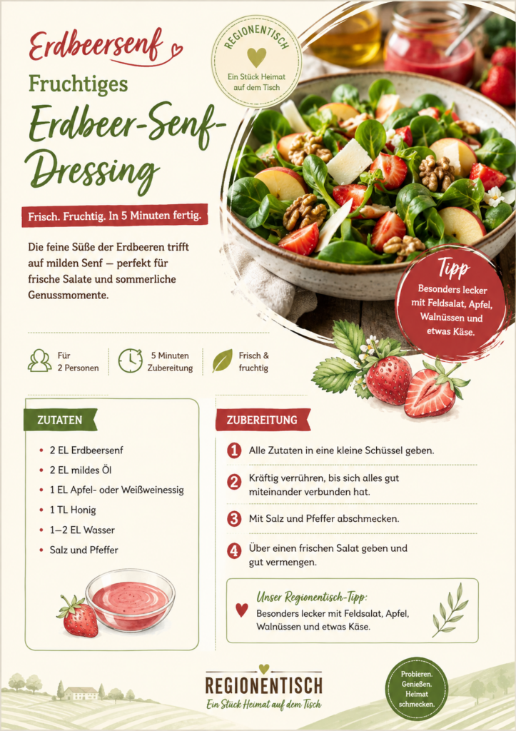 Rezepte Erdbeersenf